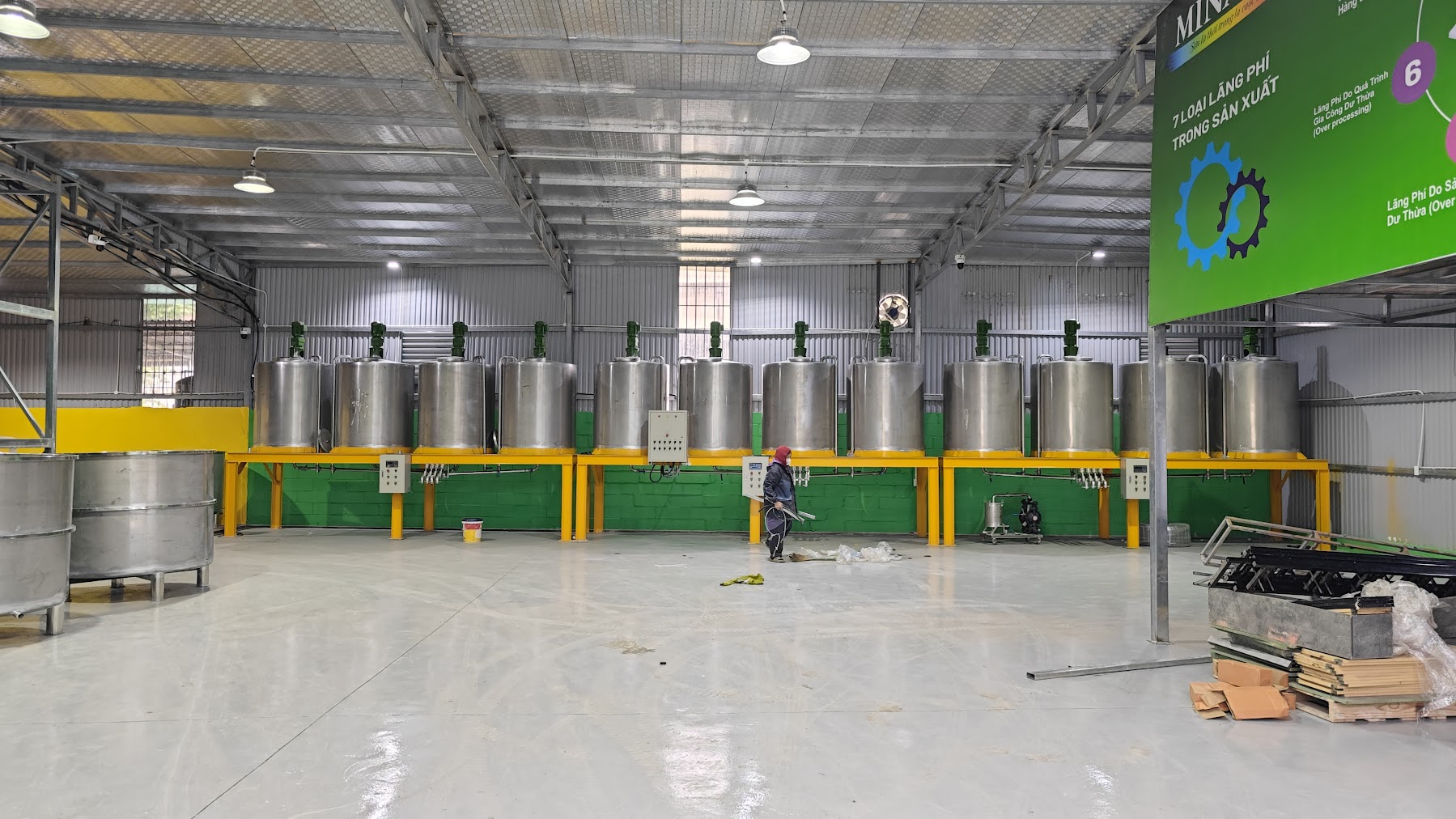bồn chống lắng sơn đặt đất