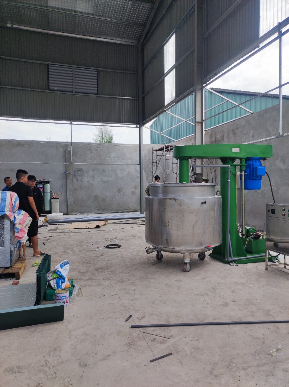 bồn khuấy 2 lớp ngành sơn 1