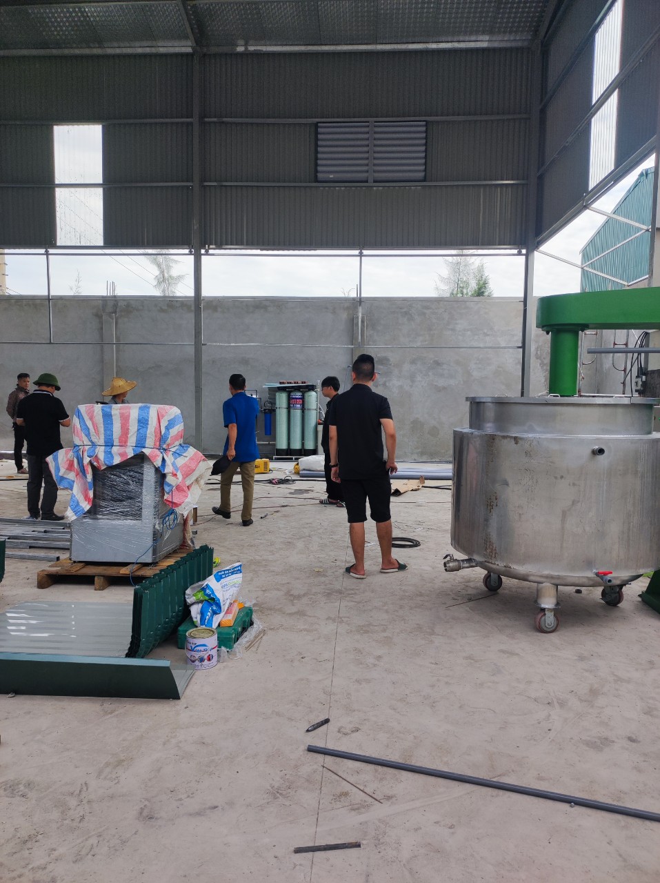 bồn khuấy 2 lớp ngành sơn 2