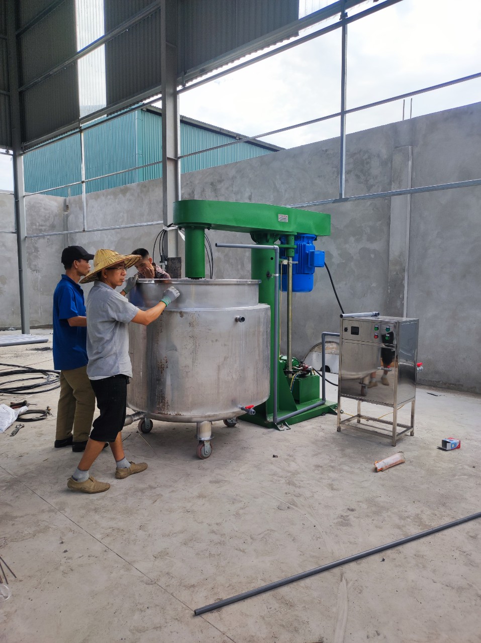 bồn khuấy 2 lớp ngành sơn 5