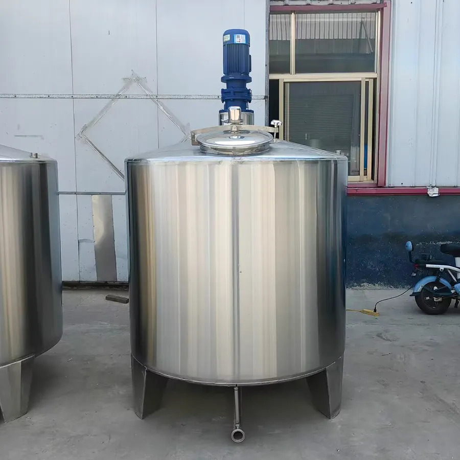 bồn khuấy gắn động cơ đầu bồn