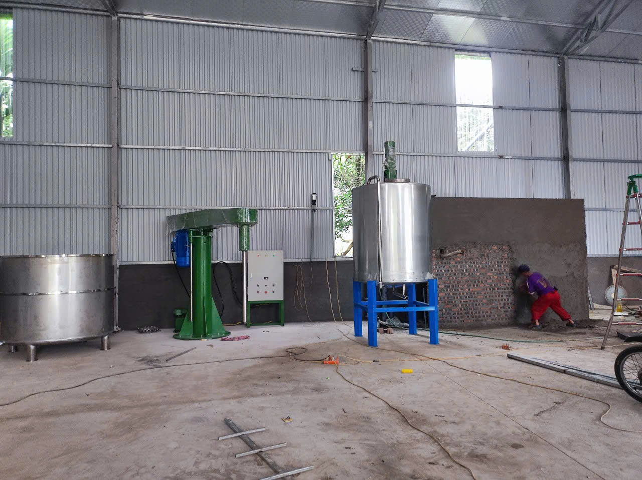 bồn khuấy phân bón hữu cơ
