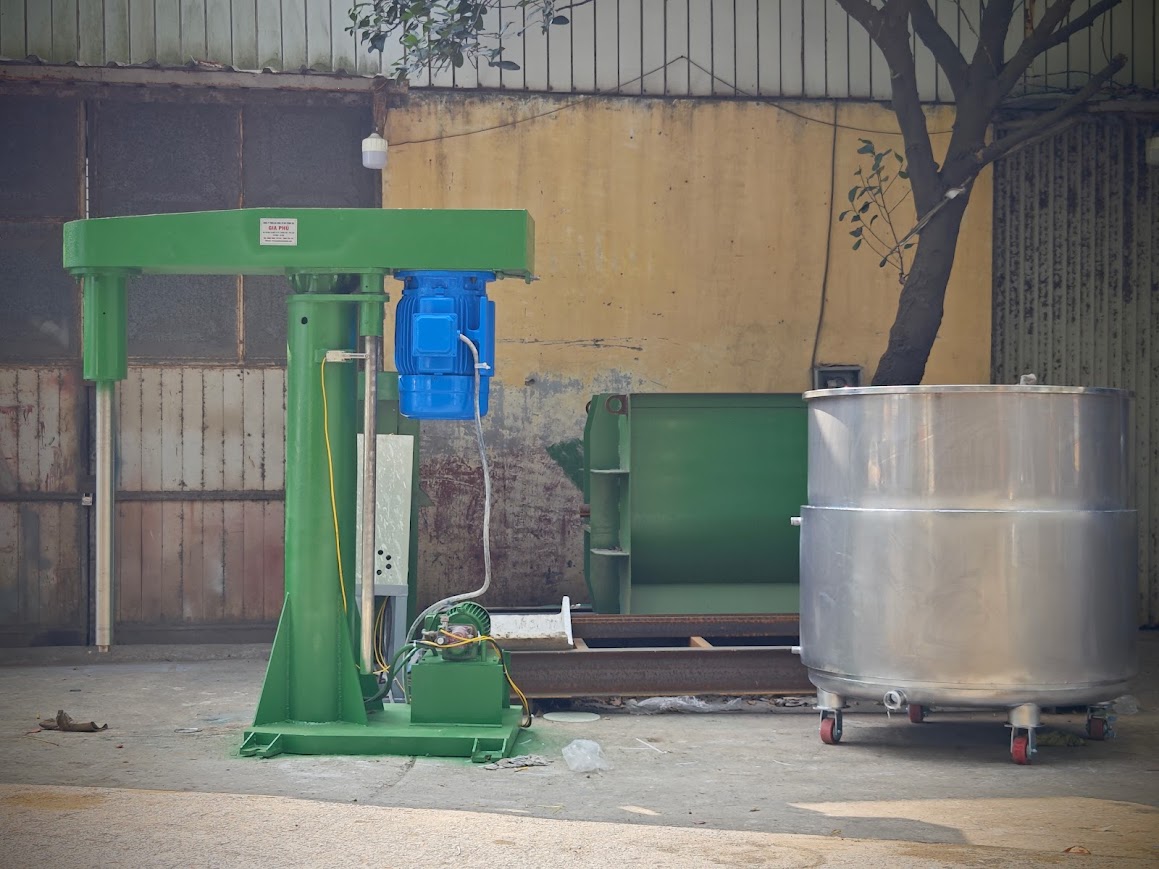 bồn khuấy sơn 2 lớp làm mát