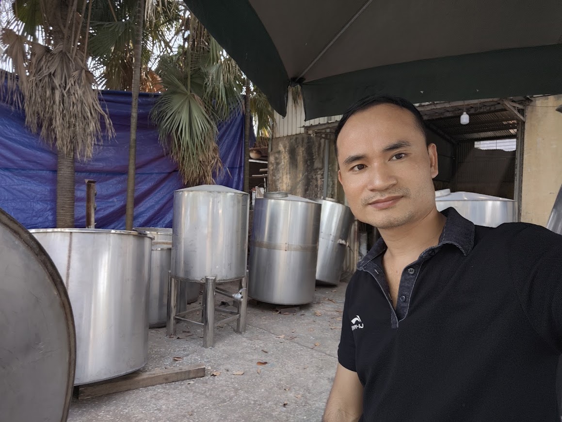 sản xuất bồn khuấy sơn