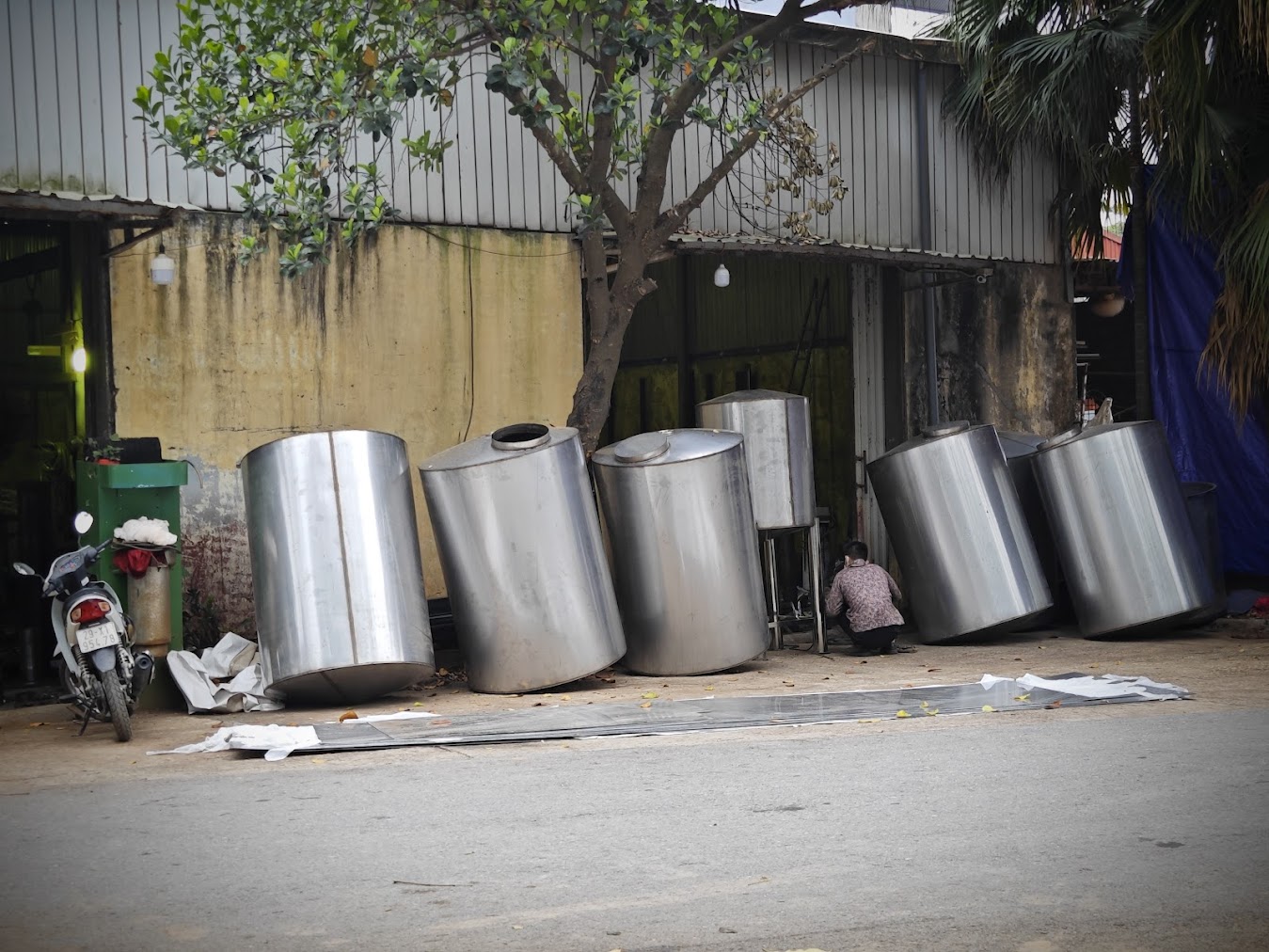 sản xuất bồn