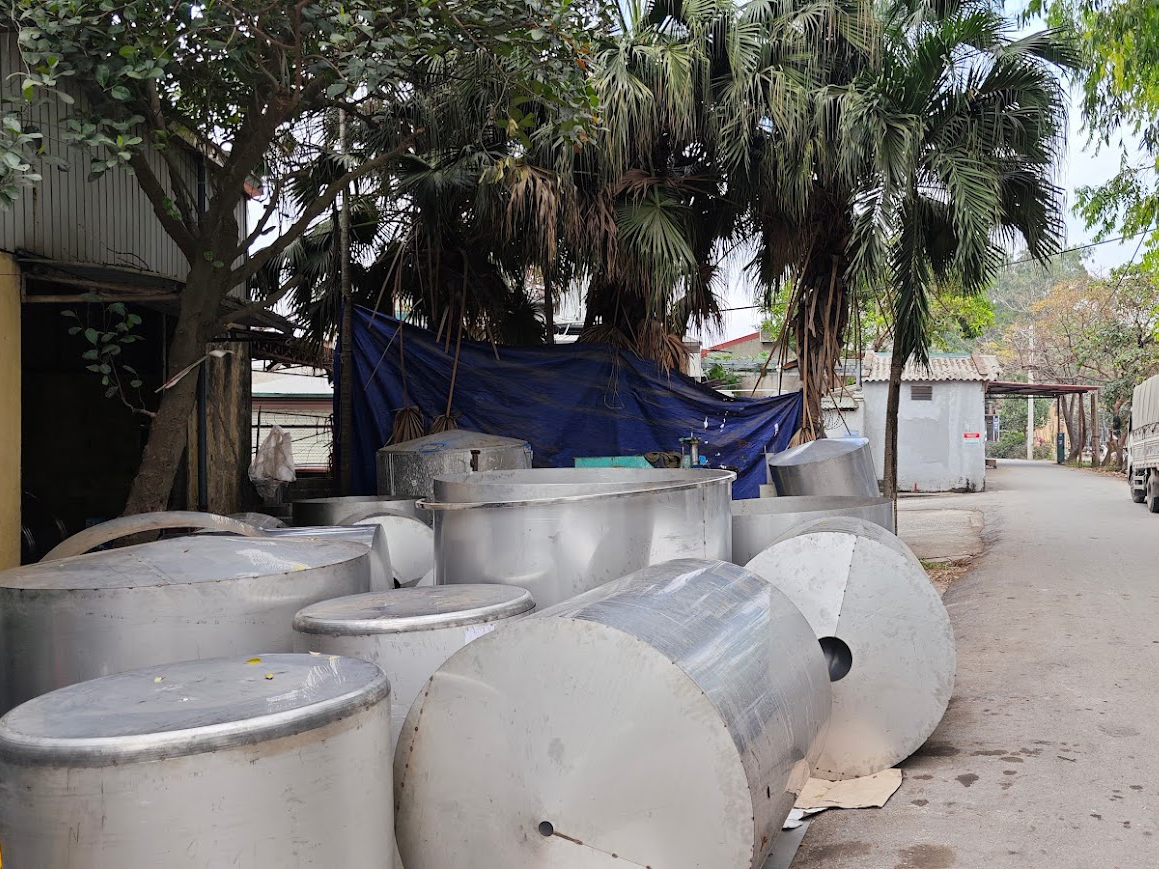 xưởng bồn khuấy