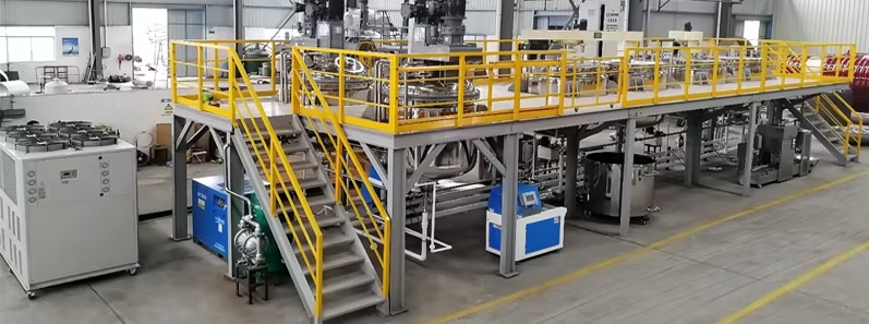 dây chuyền khuấy hóa chất