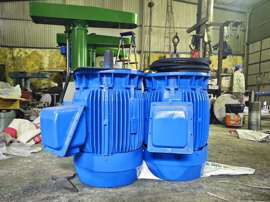 động cơ máy trộn bột bả 1000kg