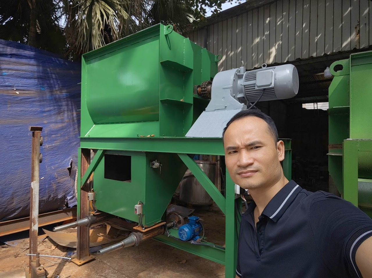 máy trộn vữa khô net việt